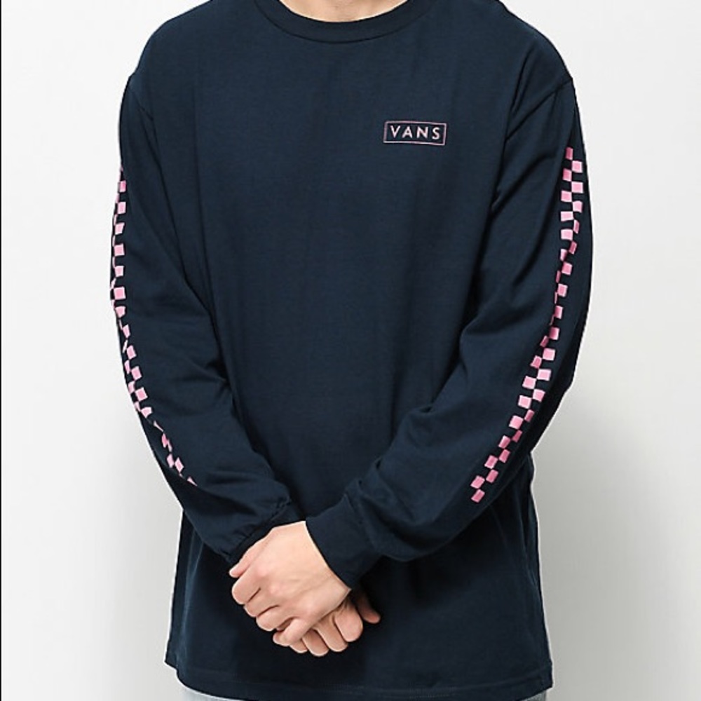 VANS checkered long sleeve
